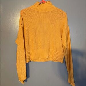 American Eagle Outfitters Mustard Turtleneck Sweater